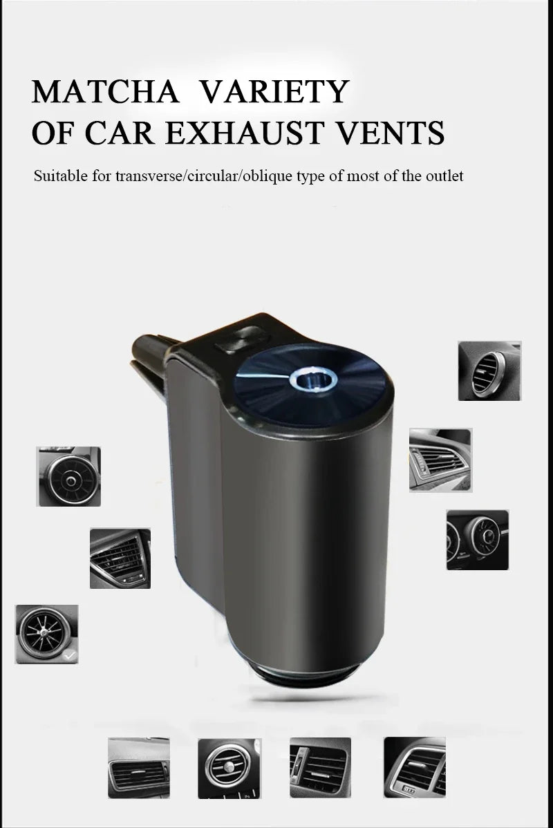 AuraDrive™ — Diffuseur de Parfum Électrique pour Voiture | Ambiance Premium