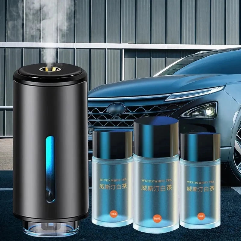 AuraDrive™ — Diffuseur de Parfum Électrique pour Voiture | Ambiance Premium