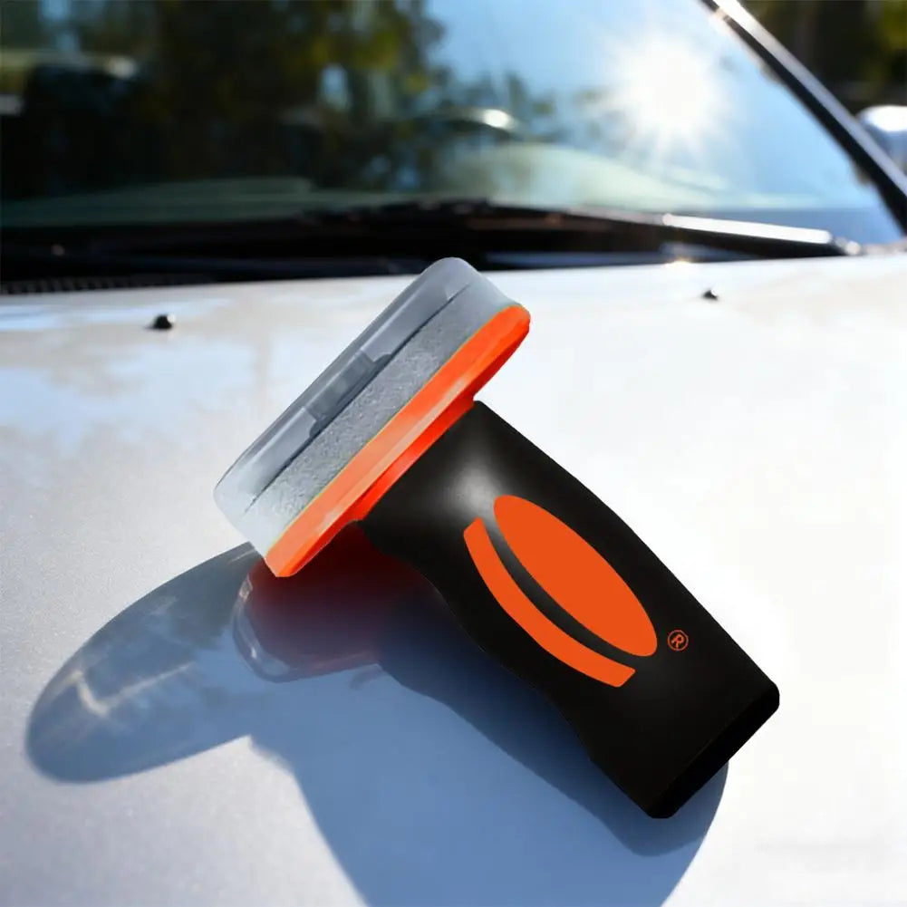 GlassPure™ — Applicateur Anti-Pluie & Anti-Film Gras pour Vitres Auto
