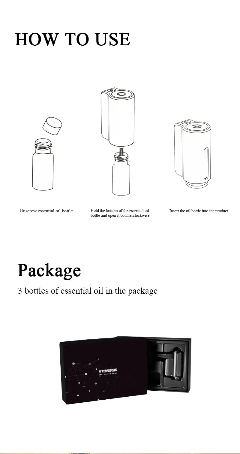 AuraDrive™ — Diffuseur de Parfum Électrique pour Voiture | Ambiance Premium